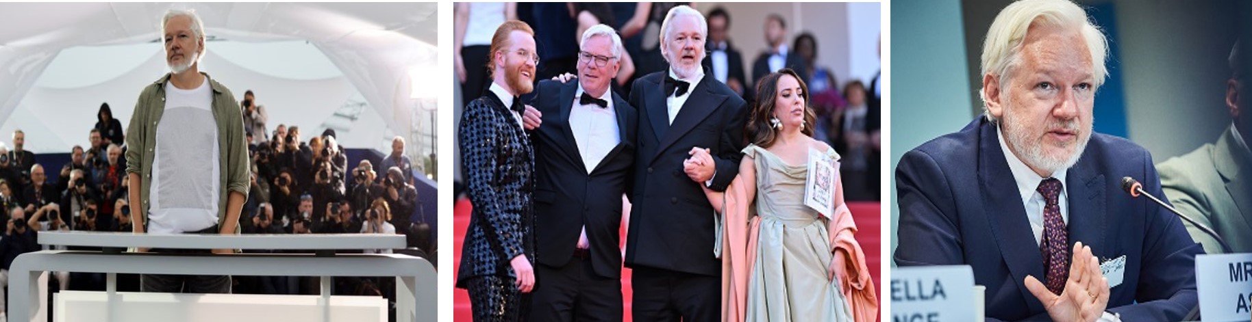 Raccolta di Jullian Assange al festival di Cannes